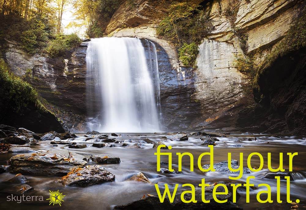 find your waterfall