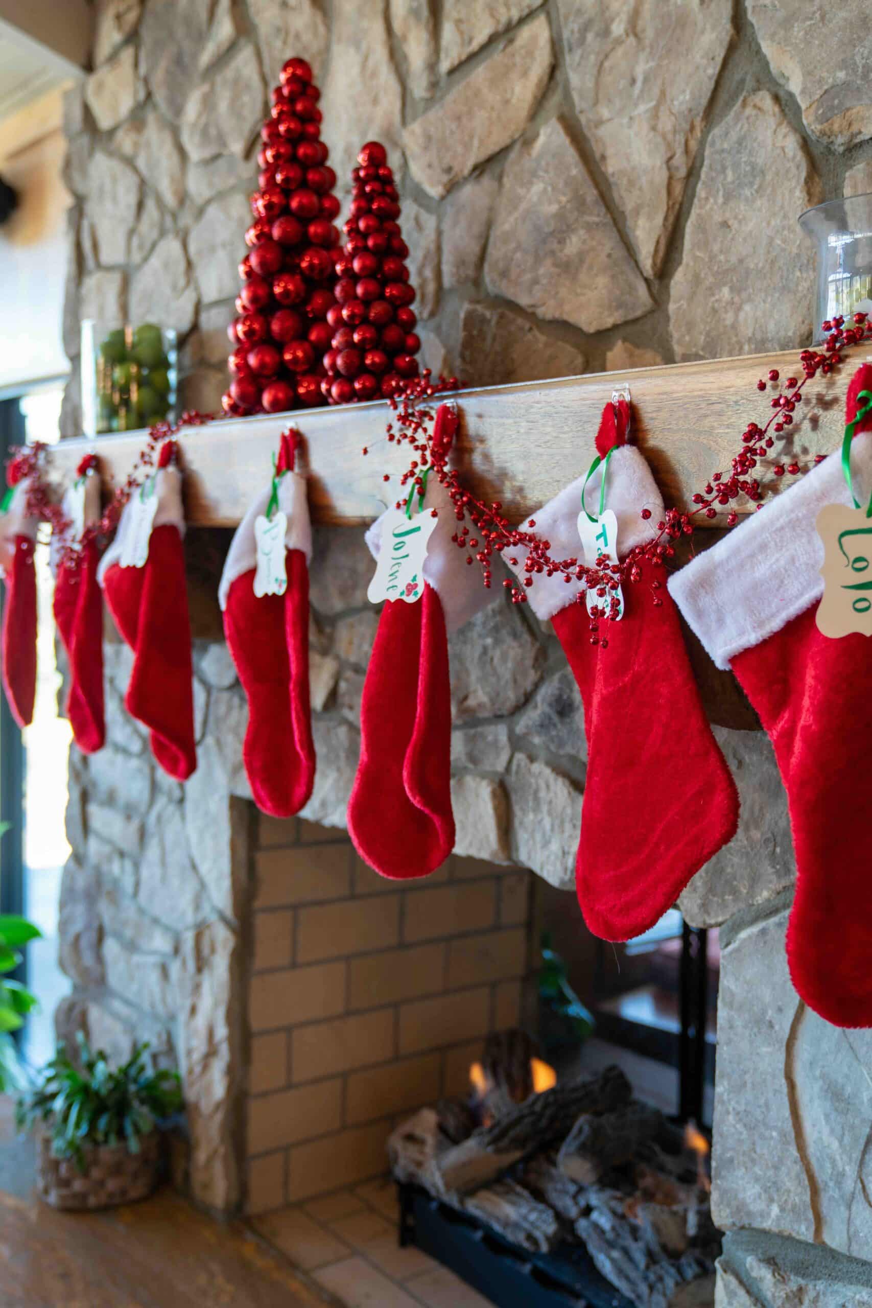 Festive winter scene and cozy holiday setting at Skyterra Retreat